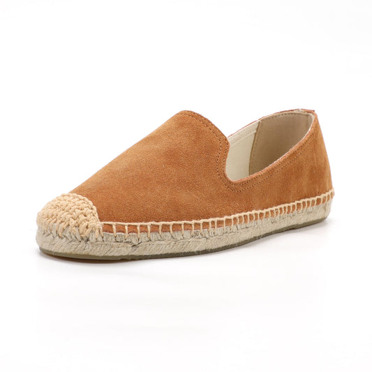 Brown women's espadrille flats, W-F694, photo 1