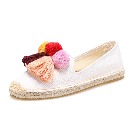 W-F701 women's espadrille flats, product photo