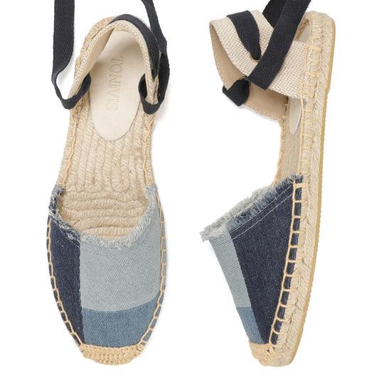 W-S856 Denim Blue Espadrilles