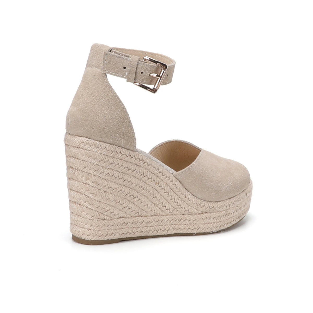 W-S924 Beige Espadrille Wedges