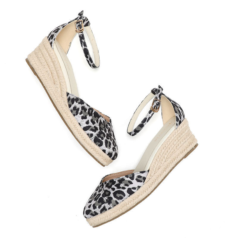 W S963 Silver Leopard Print