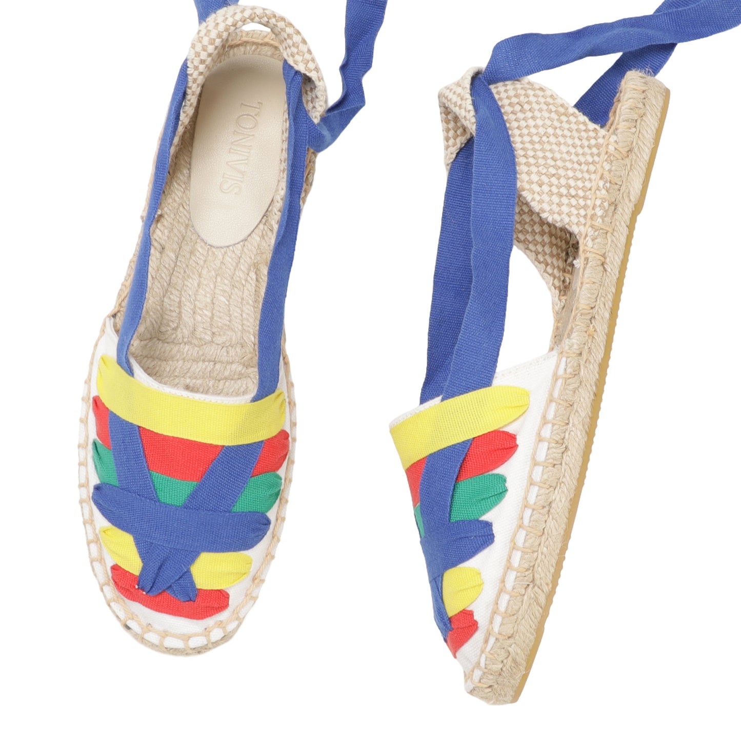 Women's Lace-Up Espadrille Flats
