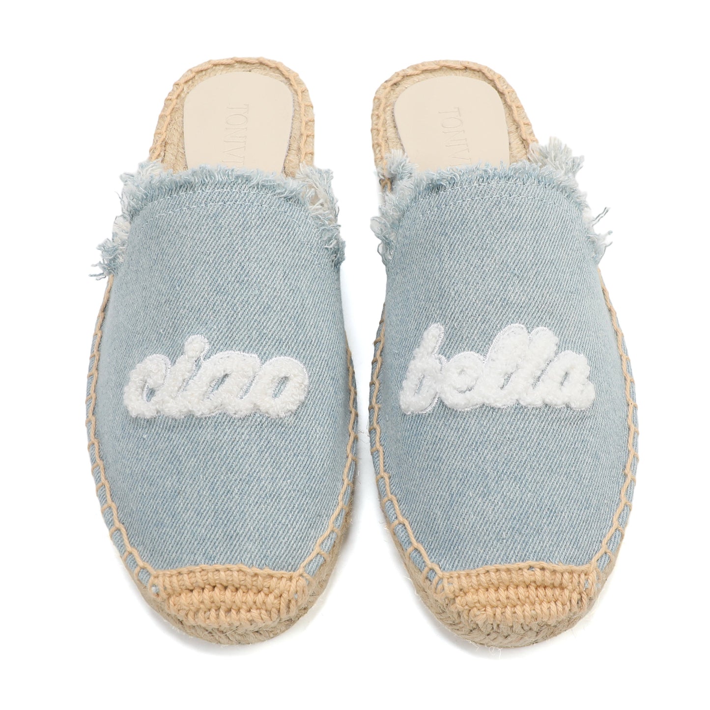 Women's Embroidered Espadrille Mules | Casual Summer Slip-On Flats