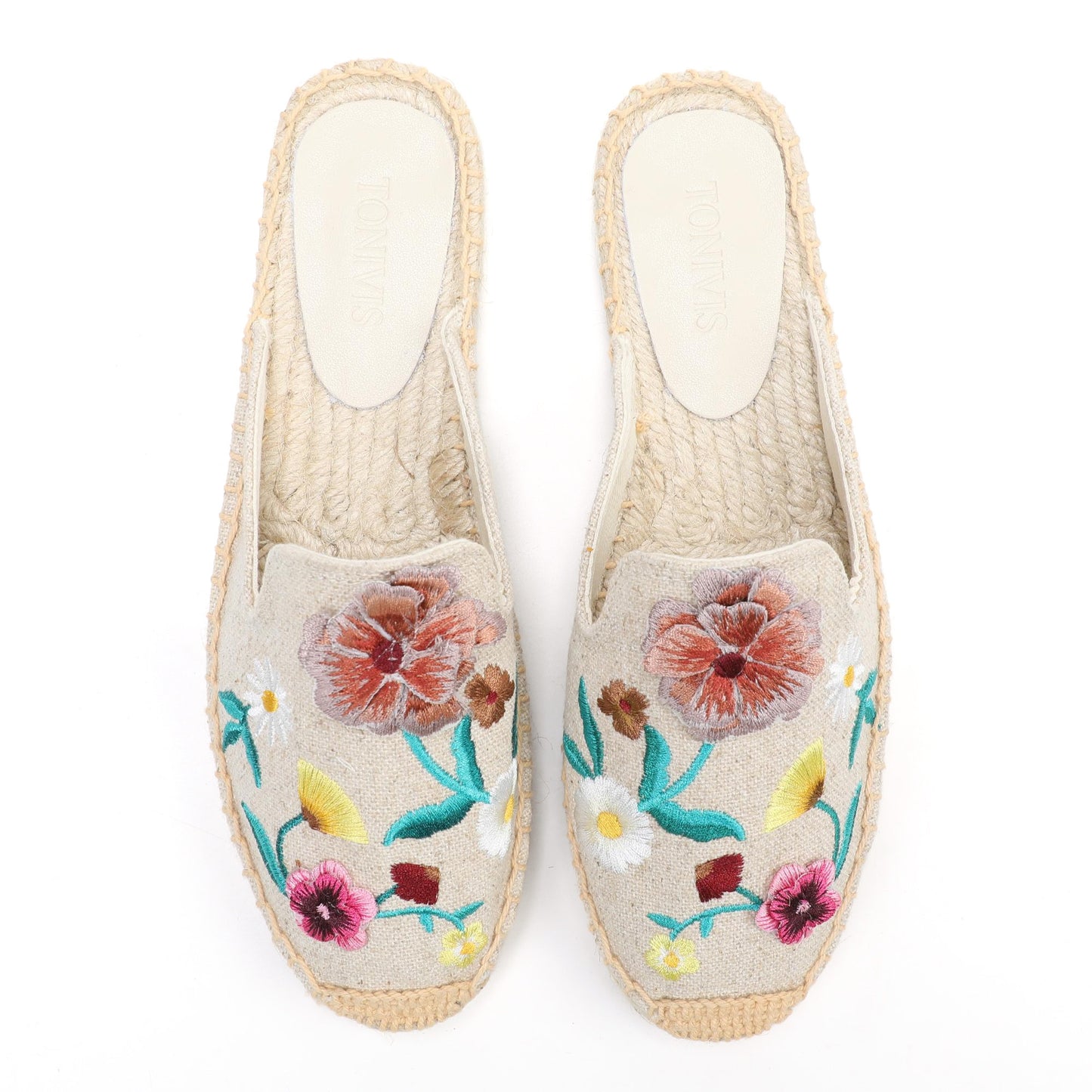 Women's Wildflower Embroidered Espadrille Mules