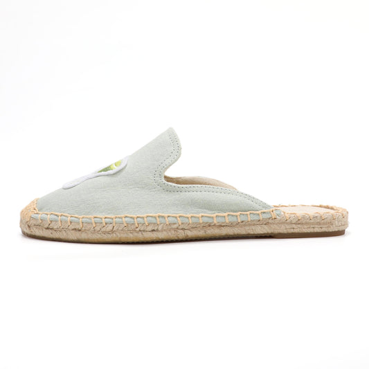 Women's Playful Embroidered Espadrille Mules — side view