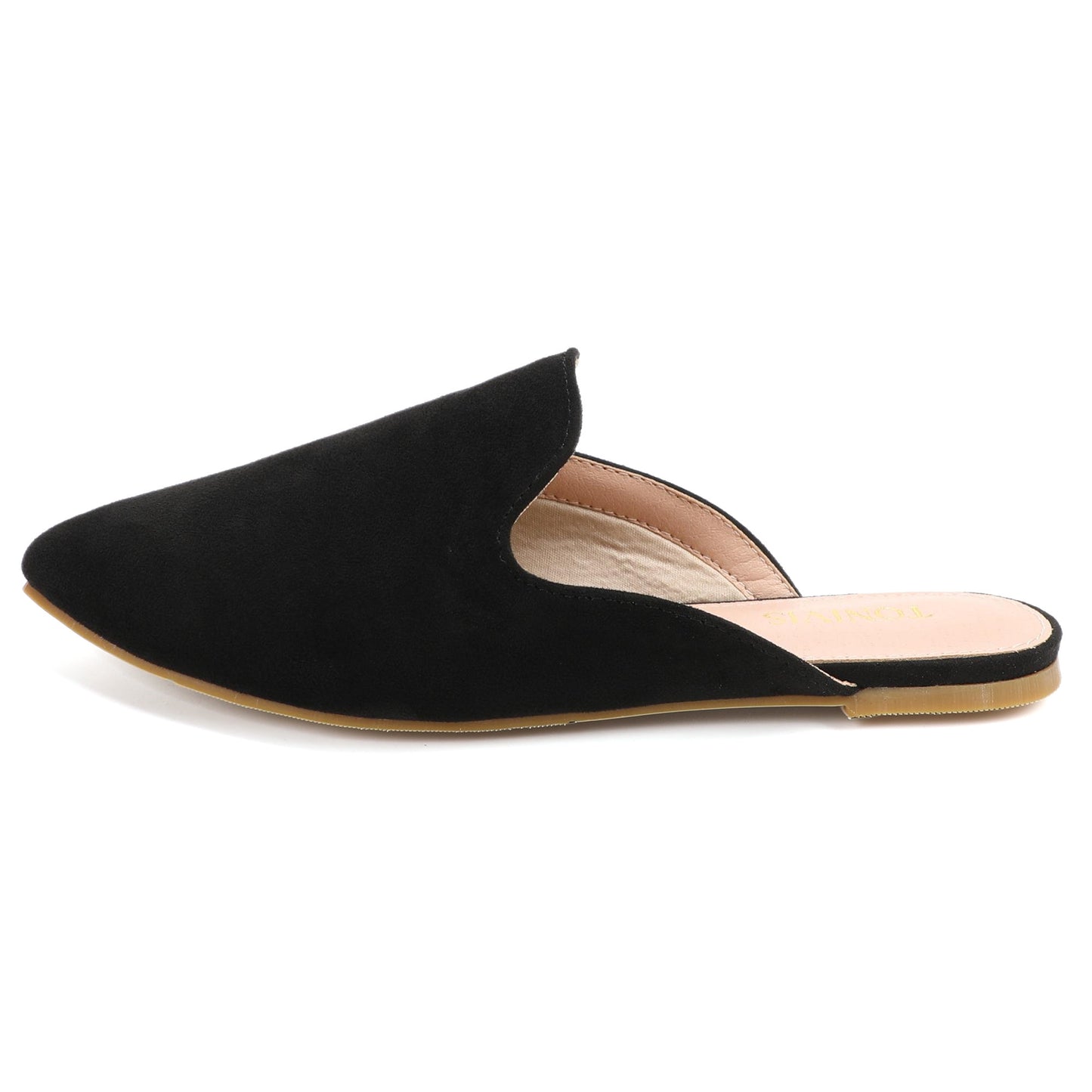 Leopard Print Pointed Toe Mules for Women – Chic Slip-On Flats