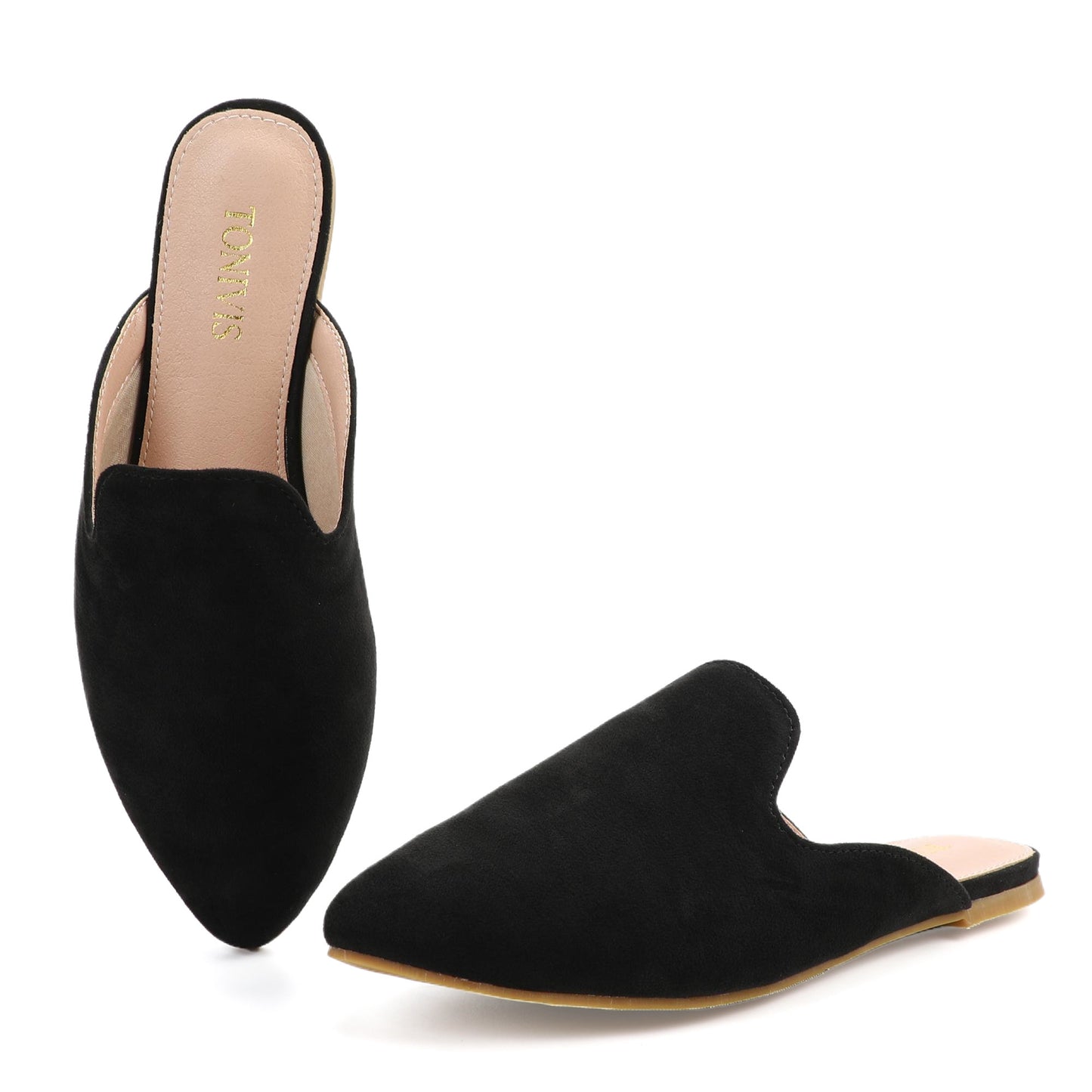 Leopard Print Pointed Toe Mules for Women – Chic Slip-On Flats