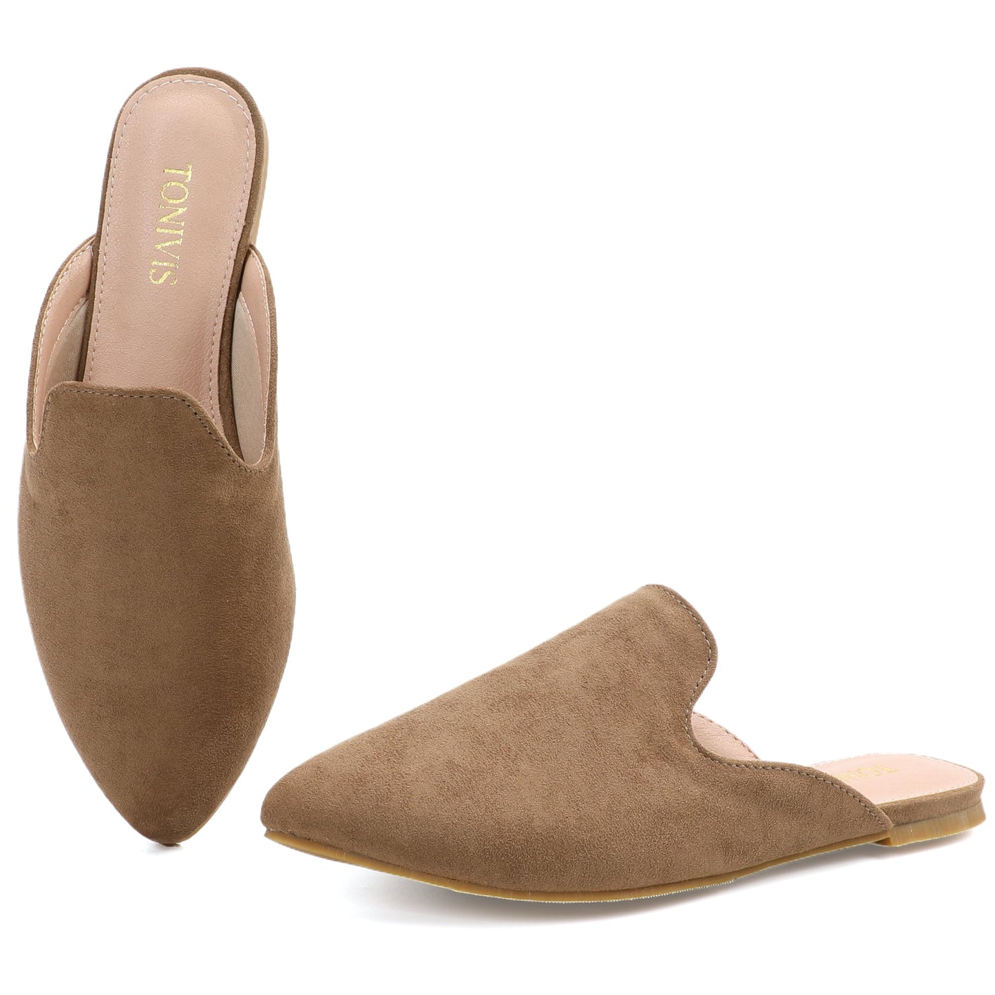 Leopard Print Pointed Toe Mules for Women – Chic Slip-On Flats