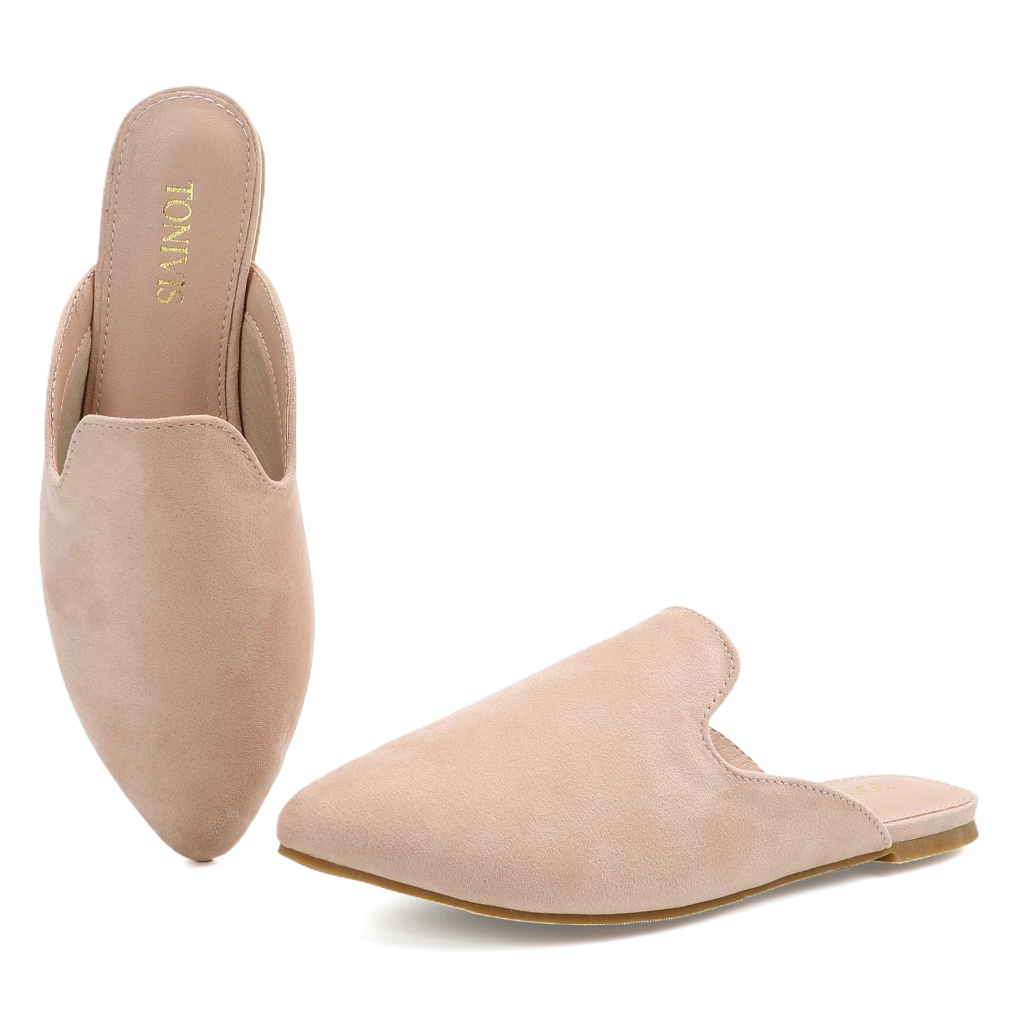 Leopard Print Pointed Toe Mules for Women – Chic Slip-On Flats