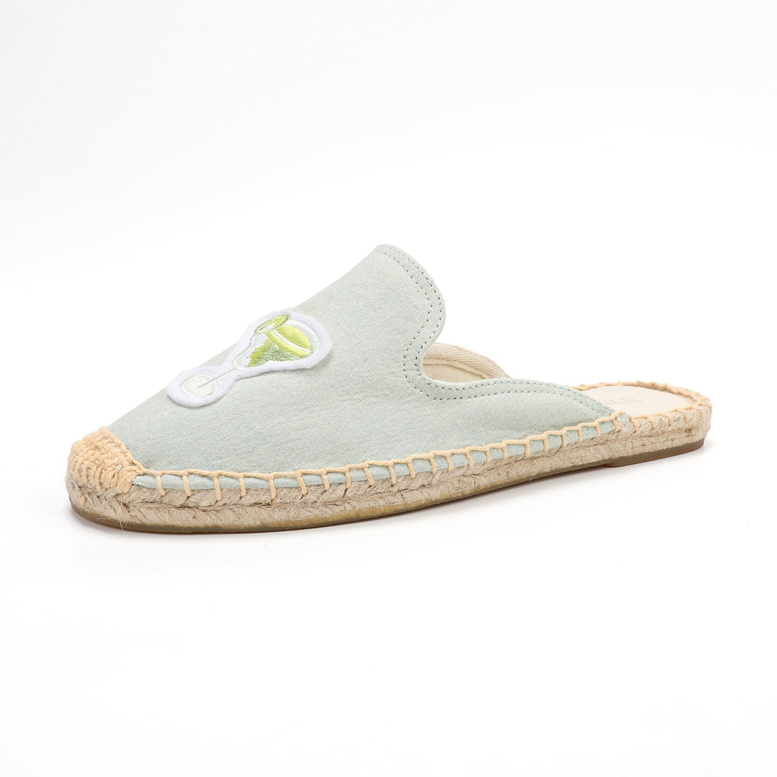 TONIVIS playful embroidered espadrille mules