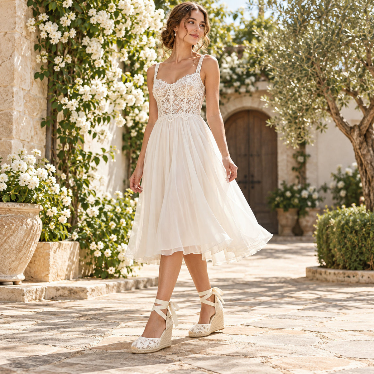 9cm White Lace W-s894-10