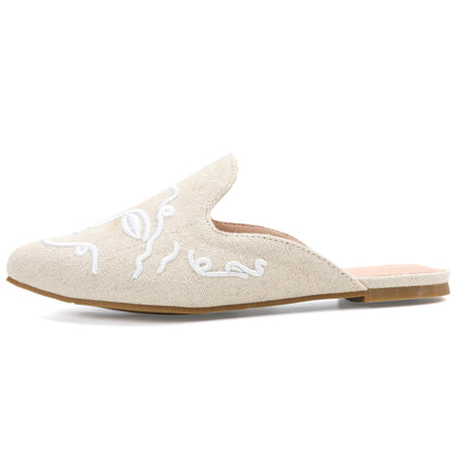 Leopard Print Pointed Toe Mules – Effortless Slip-On Flats