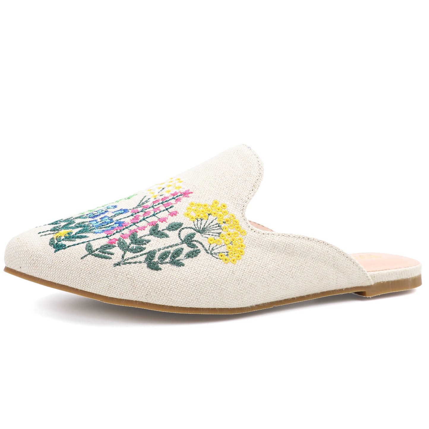 Leopard Print Pointed Toe Mules – Effortless Slip-On Flats