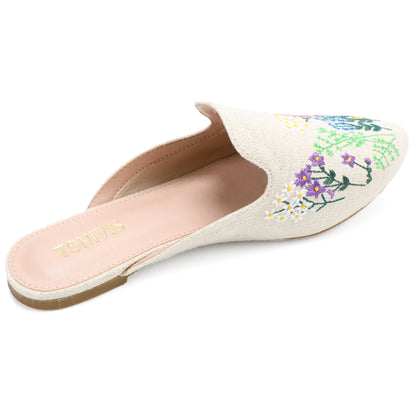 Leopard Print Pointed Toe Mules – Effortless Slip-On Flats