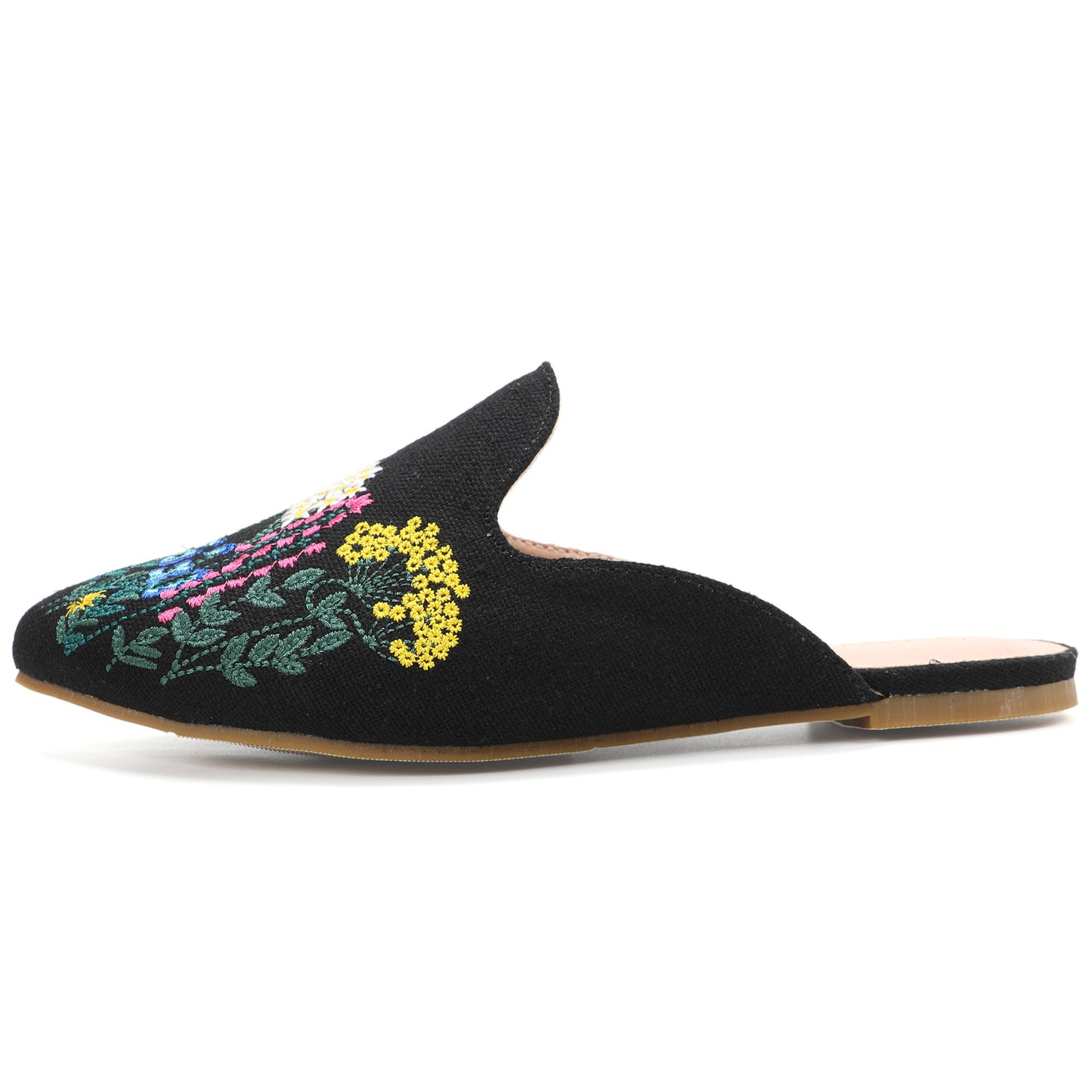 Leopard Print Pointed Toe Mules – Effortless Slip-On Flats