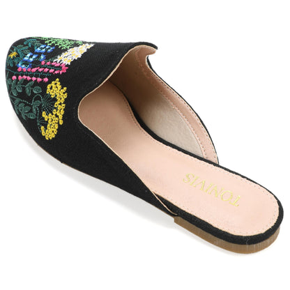 Leopard Print Pointed Toe Mules – Effortless Slip-On Flats