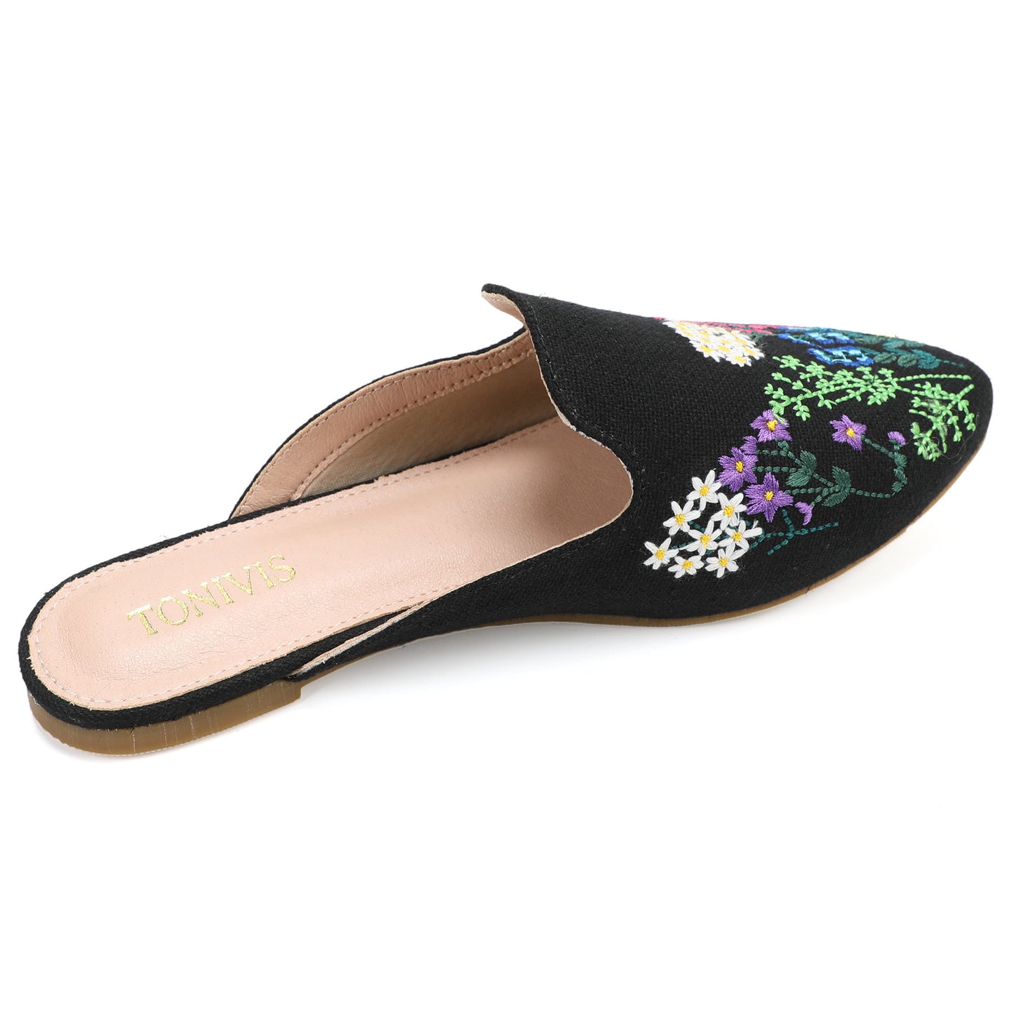 Leopard Print Pointed Toe Mules – Effortless Slip-On Flats