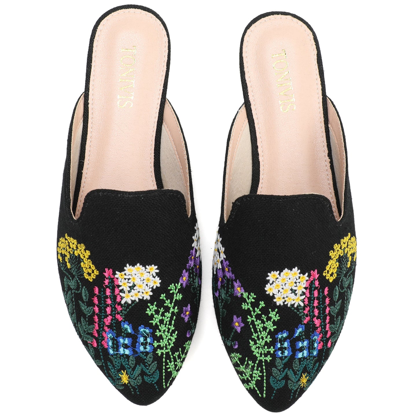 Leopard Print Pointed Toe Mules – Effortless Slip-On Flats