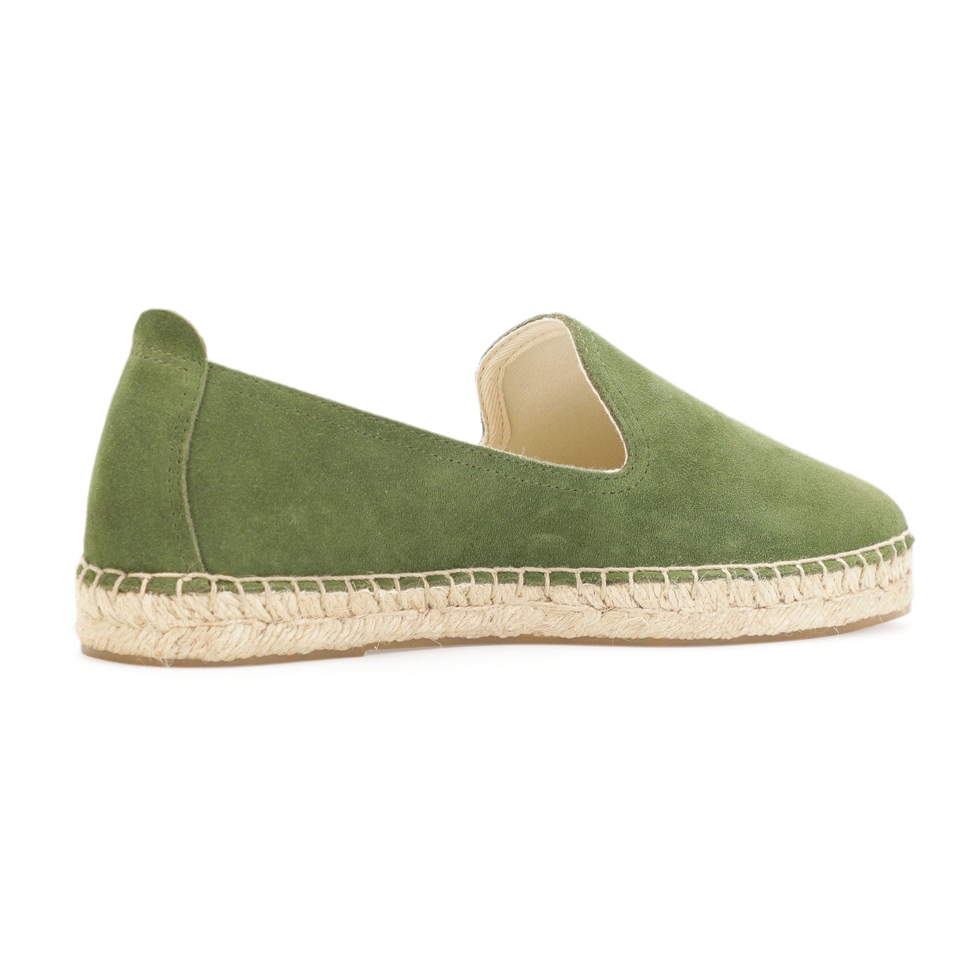 TONIVIS M2026006 green Italian handmade suede espadrille loafers outsole view
