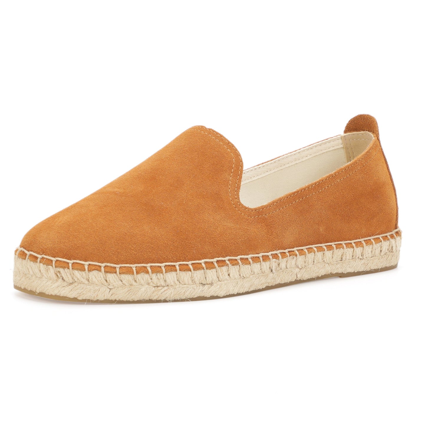 TONIVIS M2026008 brown Italian handmade suede espadrille loafers