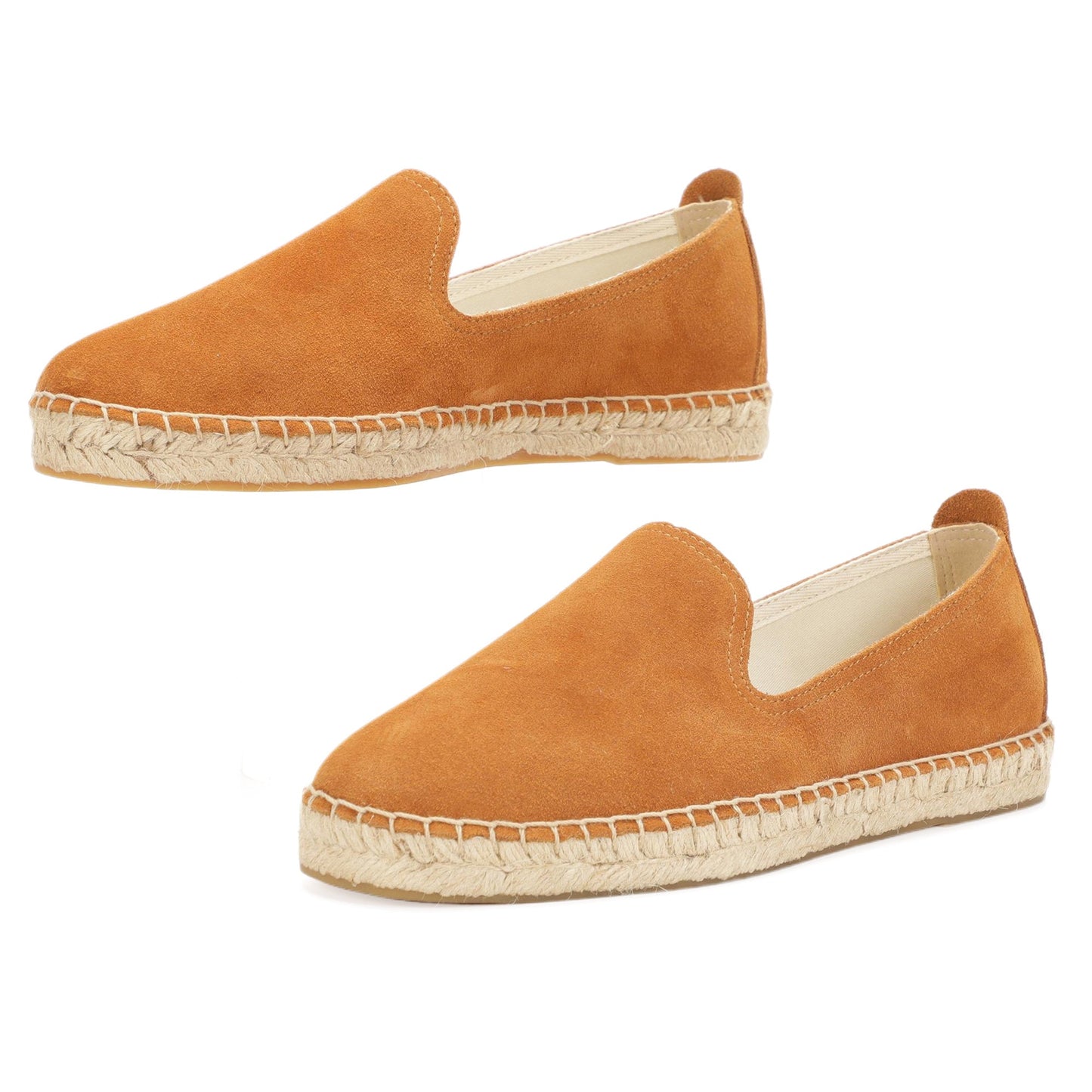 TONIVIS M2026008 brown Italian handmade suede espadrille loafers lifestyle detail