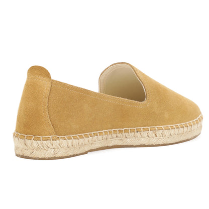 TONIVIS M2026009 camel sand Italian handmade suede espadrille loafers outsole view