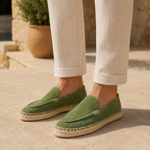 Grass Green Suede