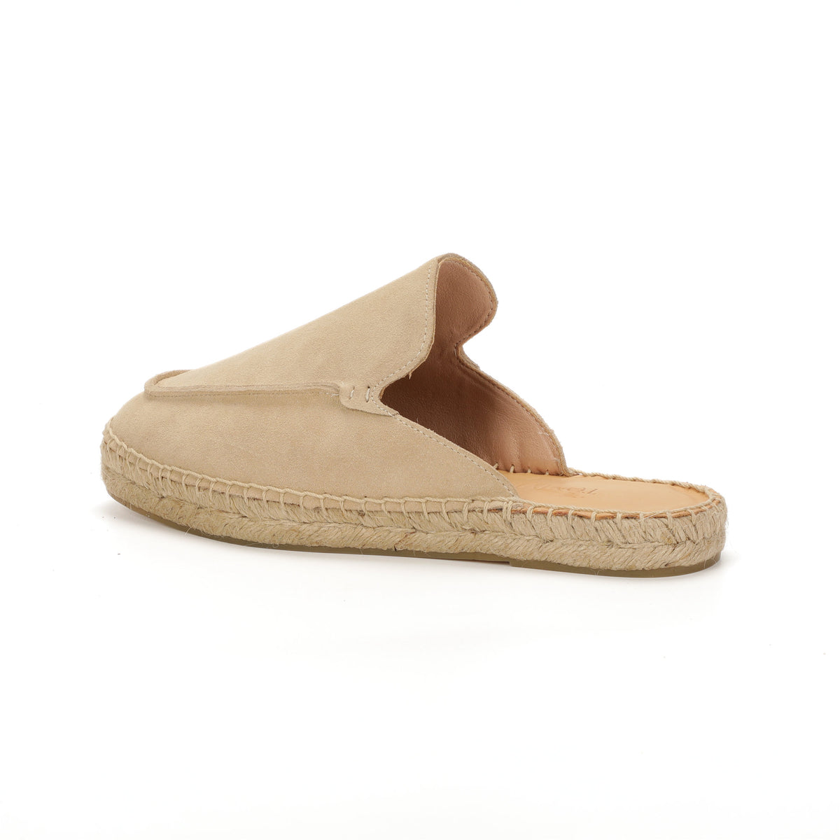 Men’s Comfort Cow Suede Minimalist Mule Espadrilles - Sand