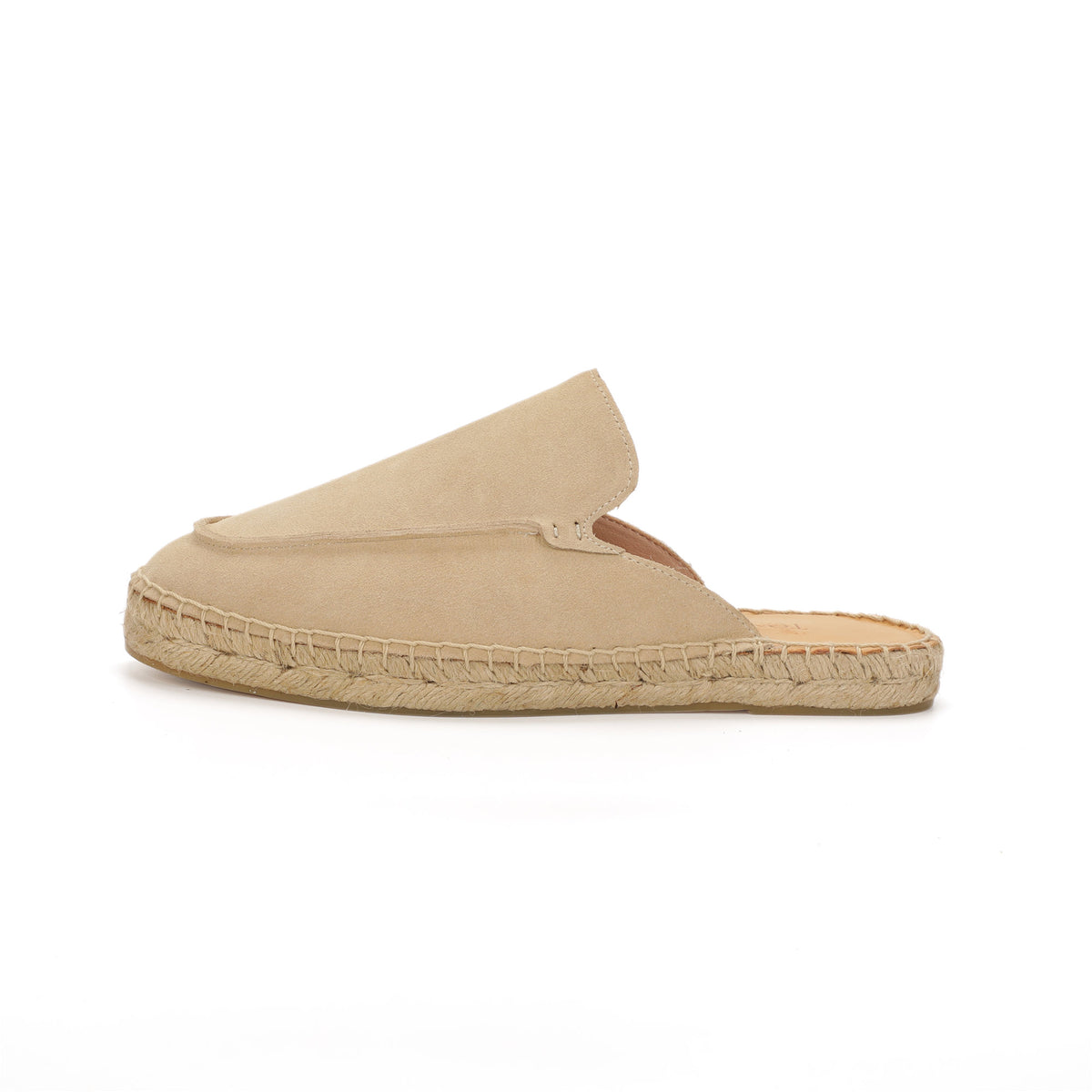 Men’s Comfort Cow Suede Minimalist Mule Espadrilles - Sand