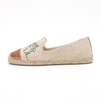 W-F593 women's espadrille flats, product photo