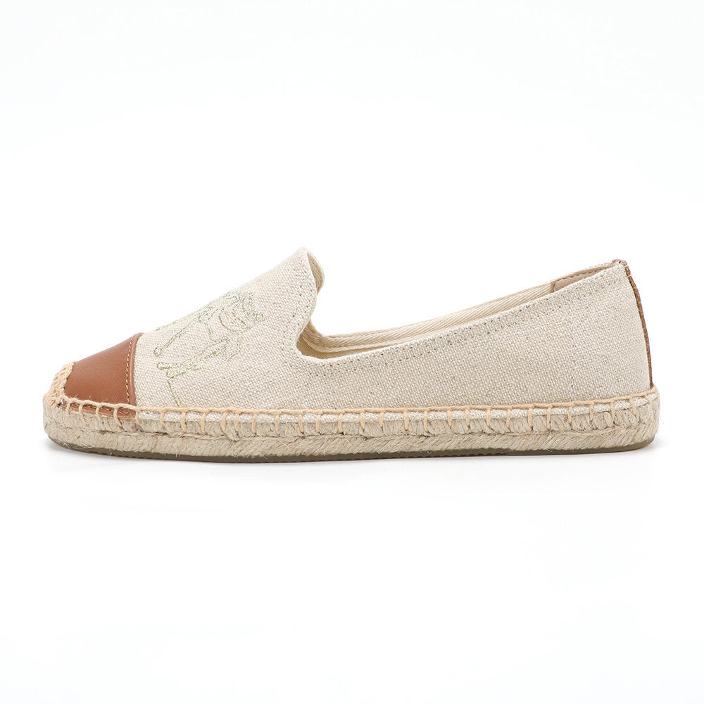 W-F594 women's espadrille flats, product photo