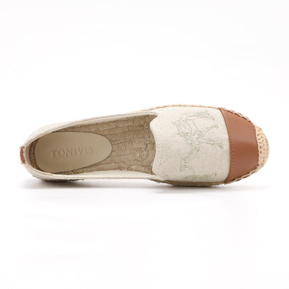 W-F594 women's espadrille flats, product photo