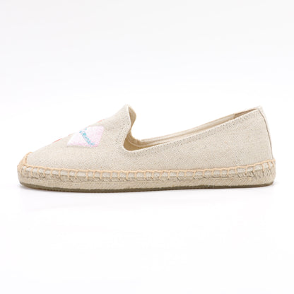 W-F603 women's espadrille flats, product photo
