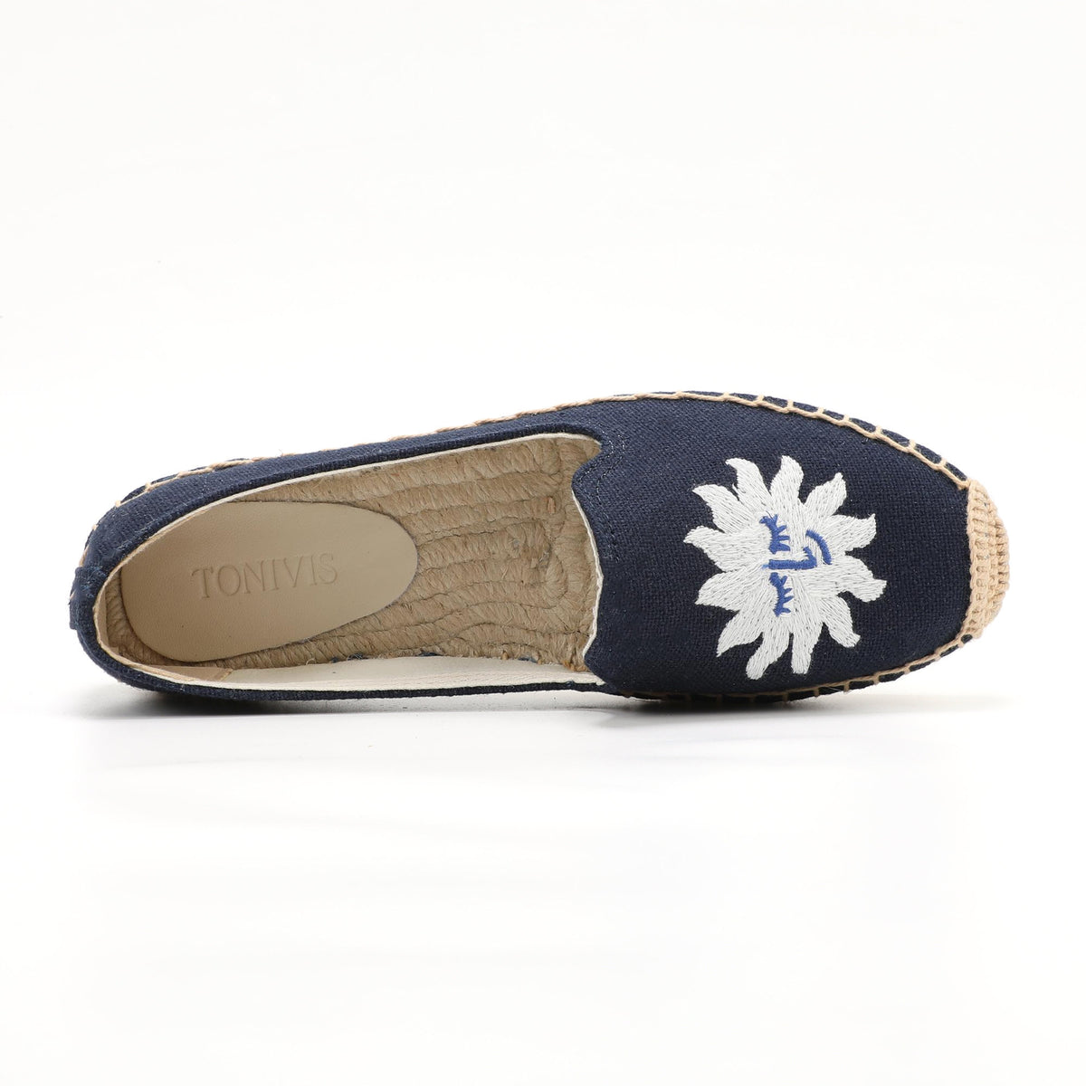 W-F606 women's espadrille flats, product photo