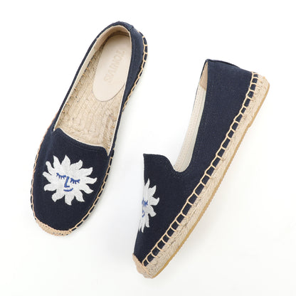 W-F606 women's espadrille flats, product photo