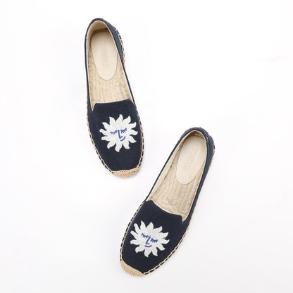 W-F606 women's espadrille flats, product photo