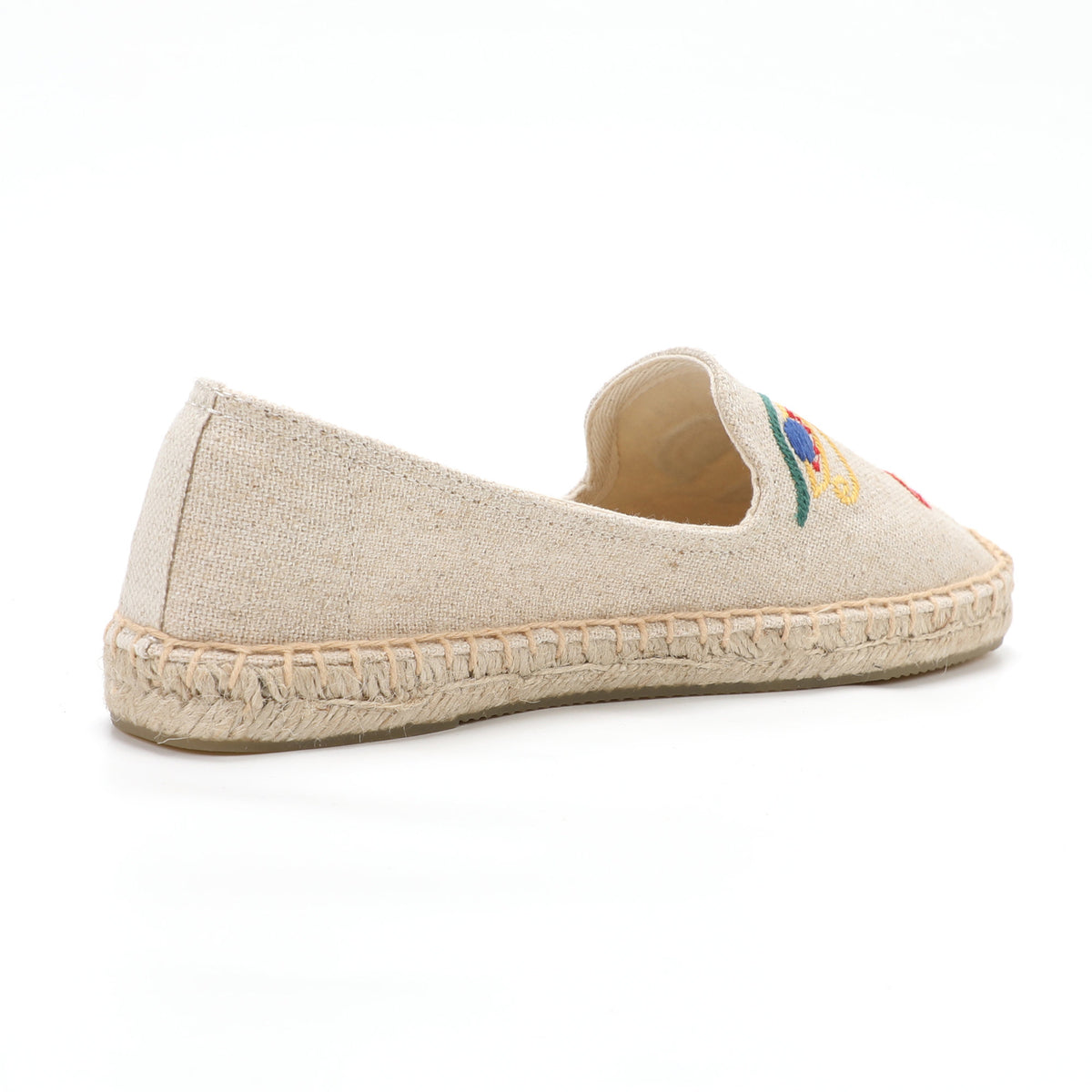 Beige women's espadrille flats, W-F607, photo 5