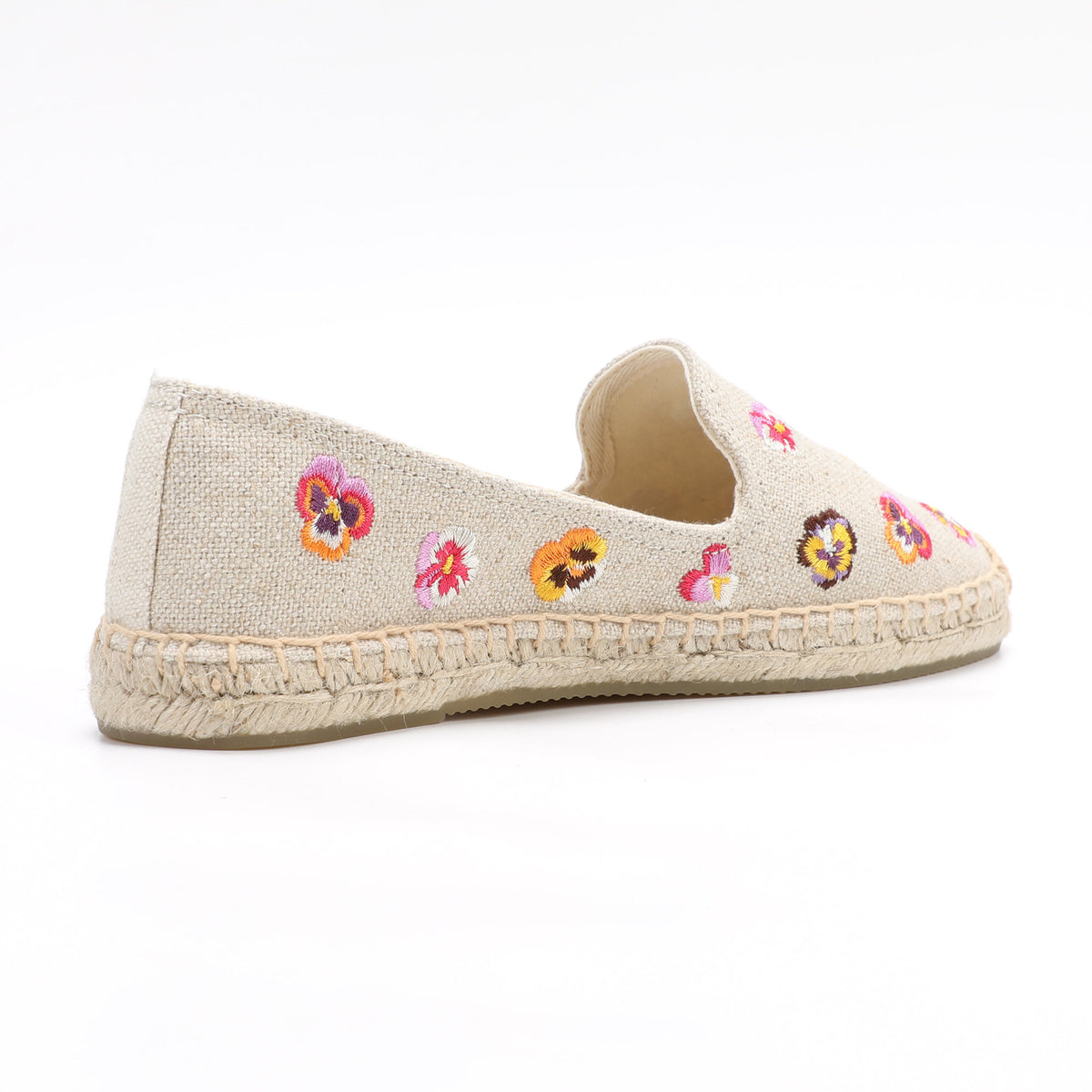 Beige women's espadrille flats, W-F608, photo 1