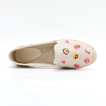 W-F608 women's espadrille flats, product photo