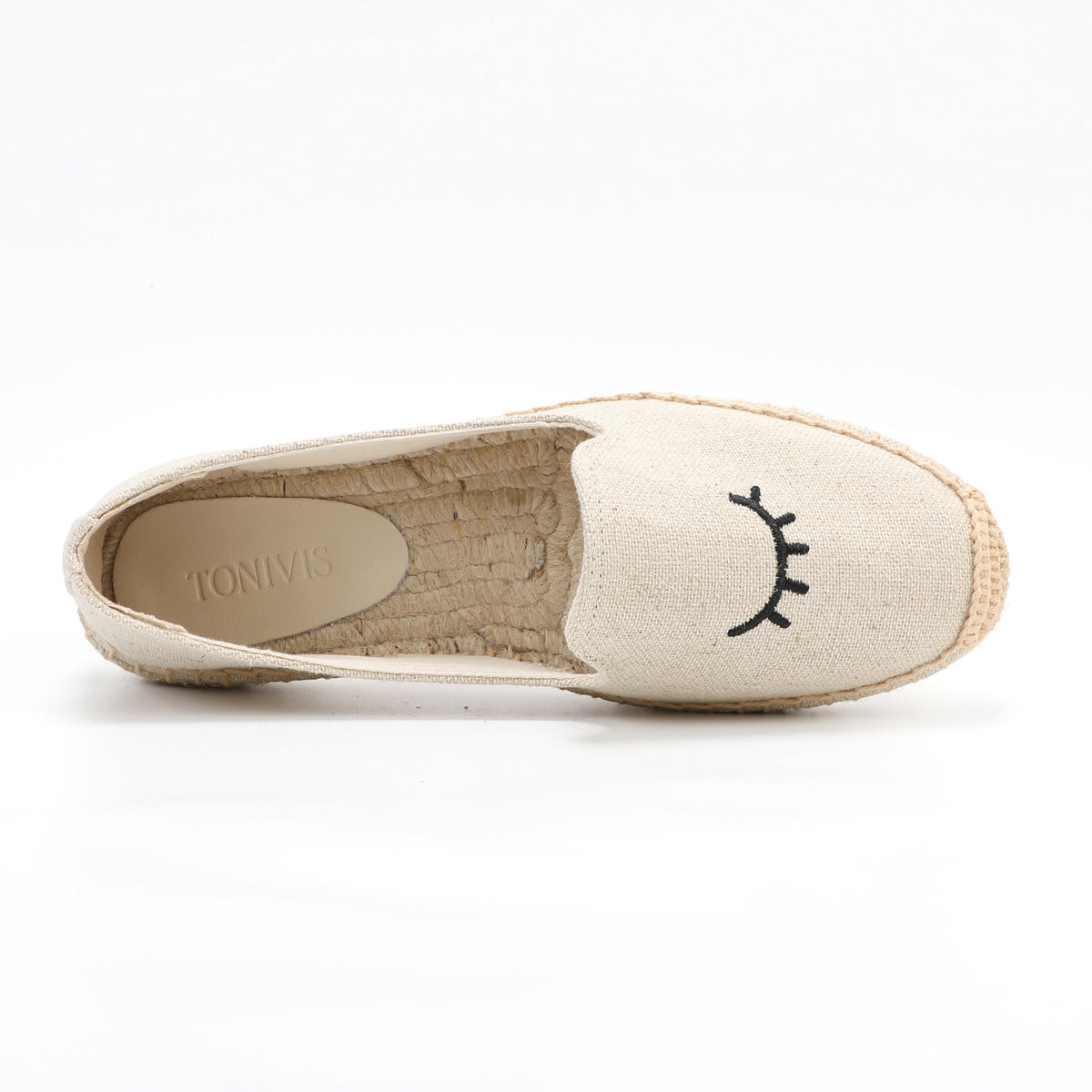 W-F610 women's espadrille flats, product photo
