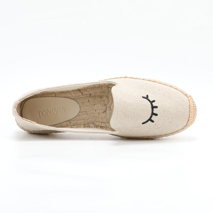 W-F610 women's espadrille flats, product photo