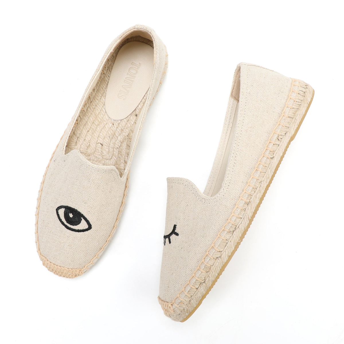 W-F610 women's espadrille flats, product photo