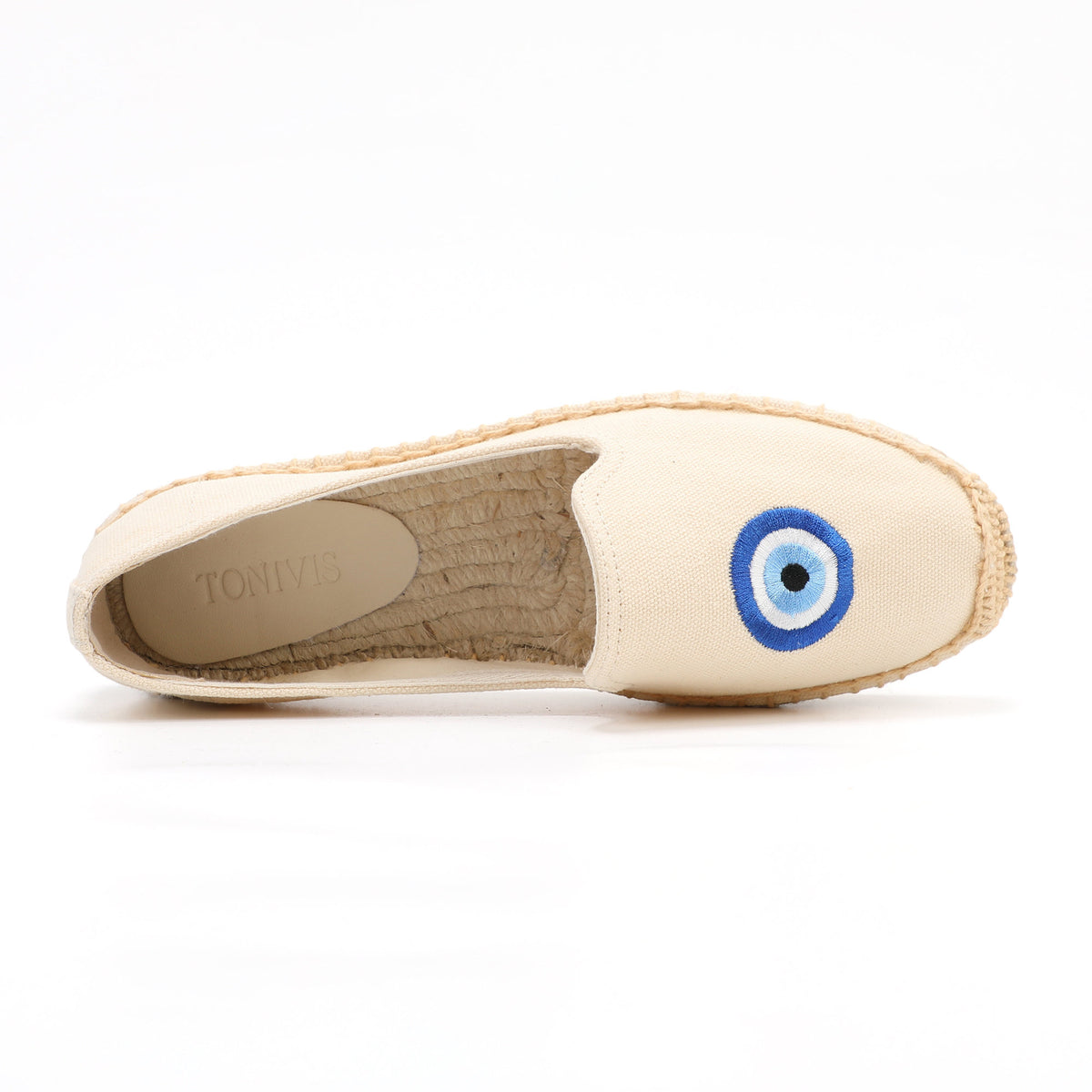 W-F616 women's espadrille flats, product photo