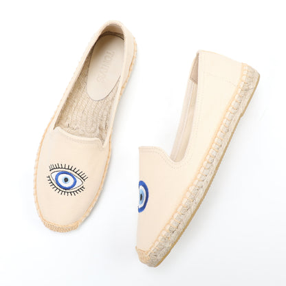 W-F616 women's espadrille flats, product photo