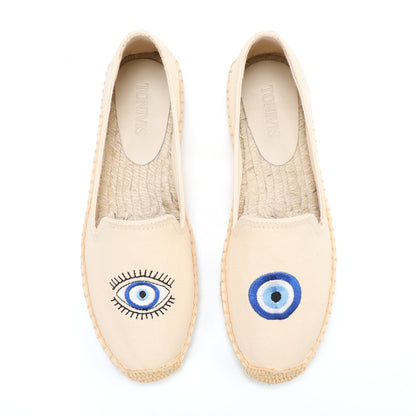 W-F616 women's espadrille flats, product photo