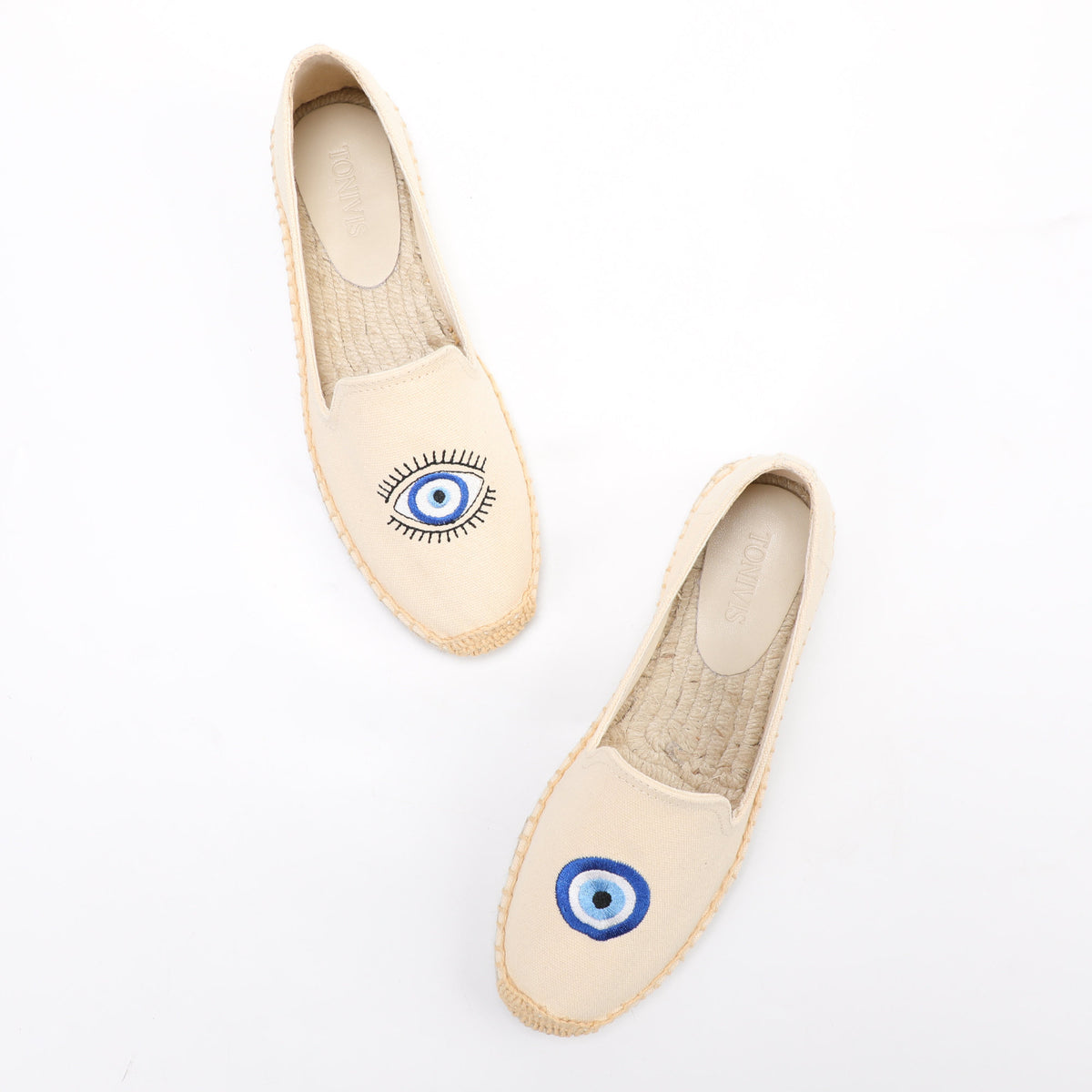 W-F616 women's espadrille flats, product photo