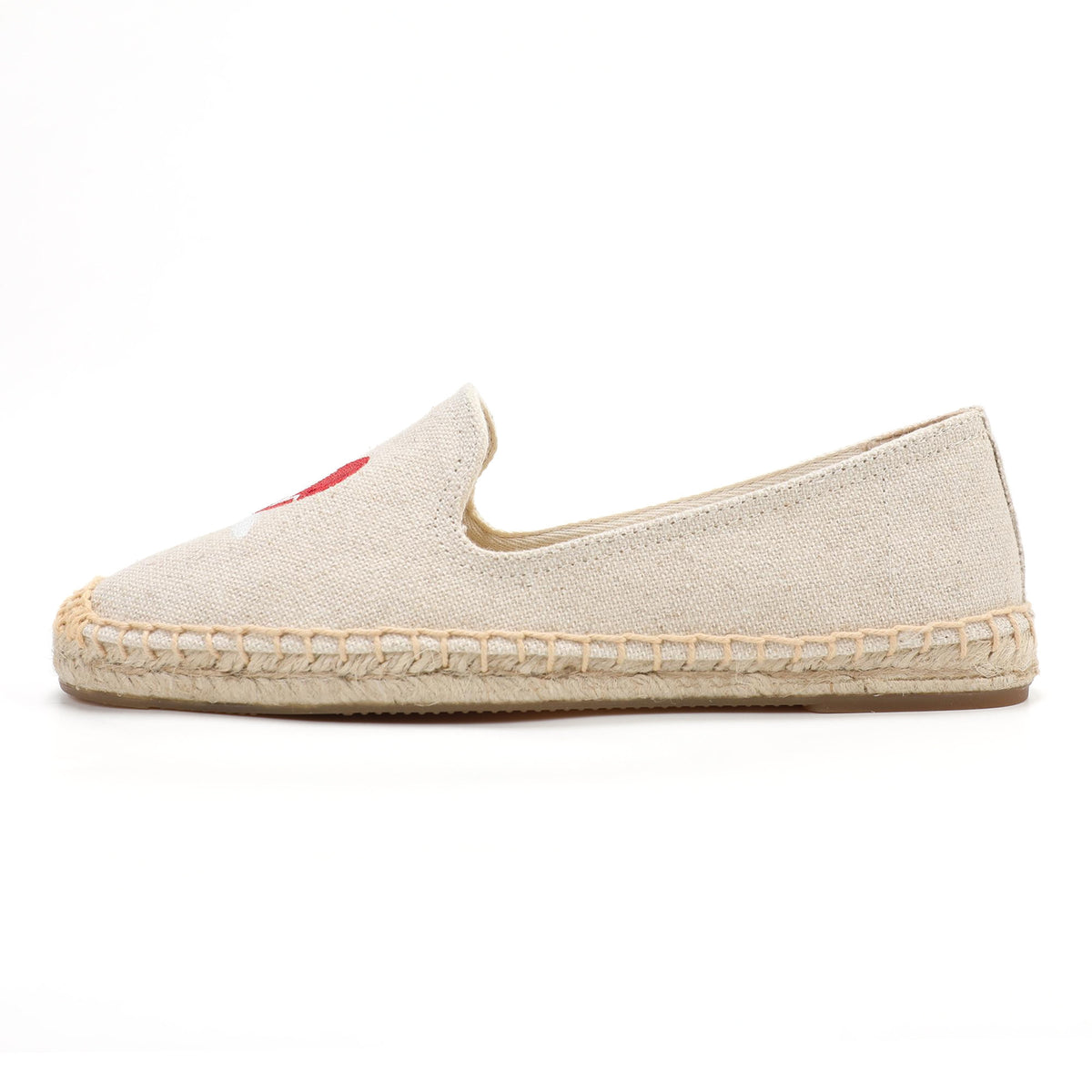 Beige women's espadrille flats, W-F619, photo 2