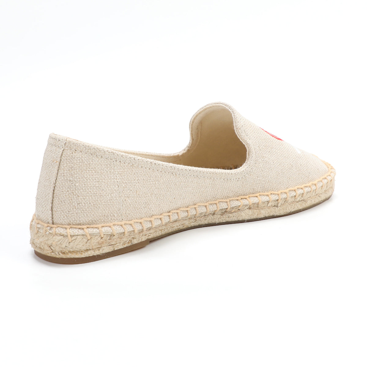 Beige women's espadrille flats, W-F619, photo 4