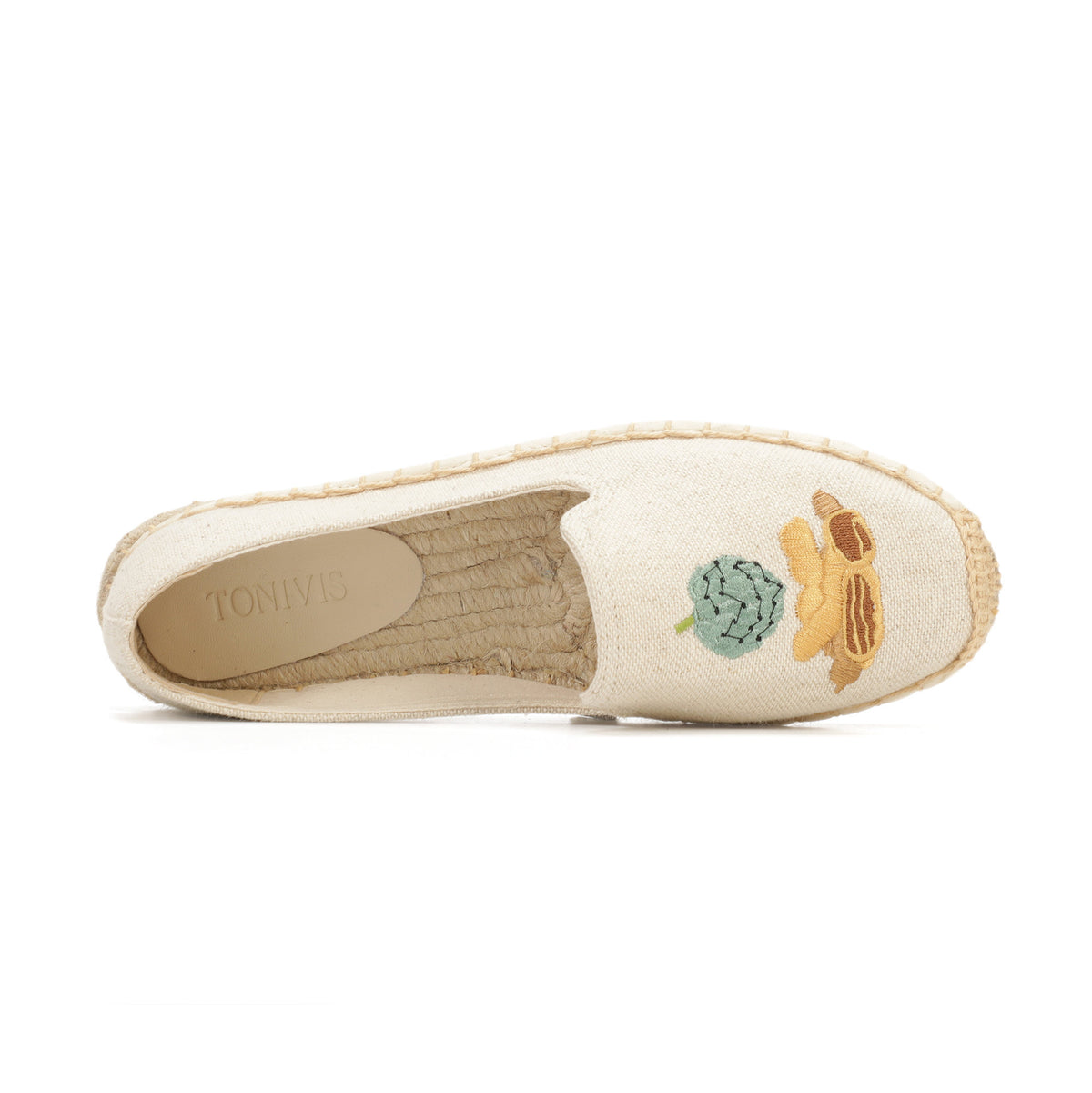 W-F622 women's espadrille flats, product photo