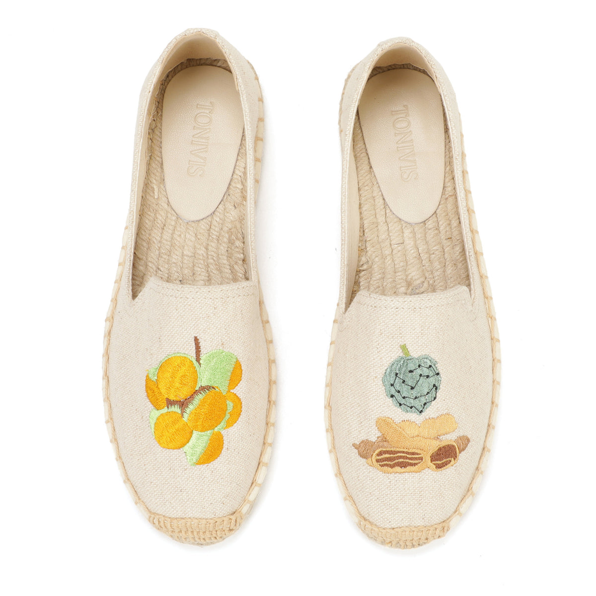 W-F622 women's espadrille flats, product photo